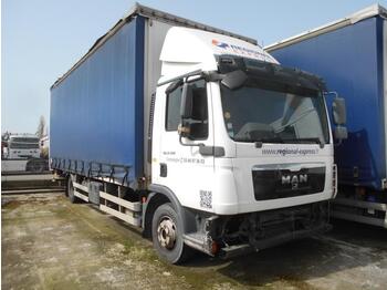 Curtain side truck MAN TGL 12.220