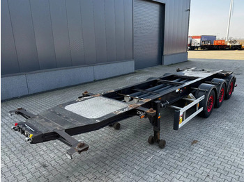 Container transporter/ Swap body semi-trailer Burg 20FT/3-axles, SAF INTRADISC, ADR (EXII, EXII, FL, AT), 2x LIFTAXLE, NL-Chassis, APK/ADR:06/2025: picture 2