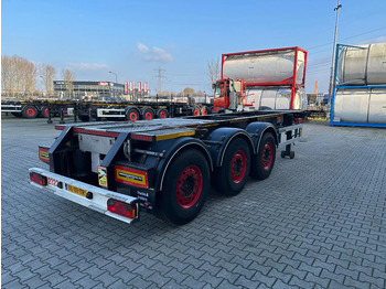 Container transporter/ Swap body semi-trailer Burg 20FT ADR (EX/II, EX/III, FL, AT), Leeggewicht: 3.690kg, SAF INTRADISC, 2x liftaxle, ALCOA, NL-Chassis, APK/ADR: 08-2025: picture 3