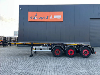 Container transporter/ Swap body semi-trailer Burg 20FT ADR (EX/II, EX/III, FL, AT), Leeggewicht: 3.690kg, SAF INTRADISC, 2x liftaxle, ALCOA, NL-Chassis, APK/ADR: 08-2025: picture 2