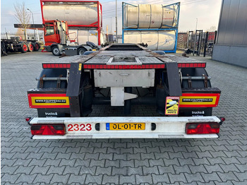 Container transporter/ Swap body semi-trailer Burg 20FT ADR (EX/II, EX/III, FL, AT), Leeggewicht: 3.690kg, SAF INTRADISC, 2x liftaxle, ALCOA, NL-Chassis, APK/ADR: 08-2025: picture 4