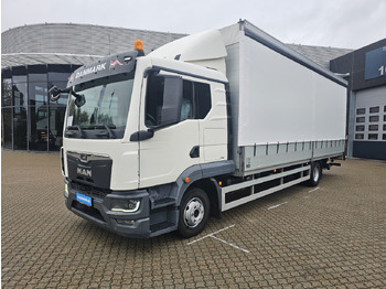 Curtain side truck MAN TGL 12.250