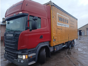 Curtain side truck SCANIA R 450