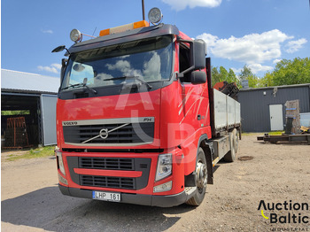 Dropside/ Flatbed truck, Crane truck Volvo FH500: picture 2