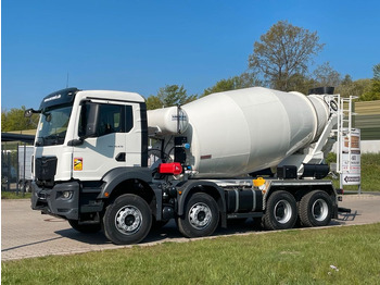 New Concrete mixer truck MAN TGS 37.480 8x4 EuromixMTP EM 10 L: picture 3