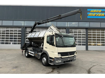 Tipper, Crane truck Mercedes-Benz Atego 1329 4x2 Hiab 088-2: picture 5