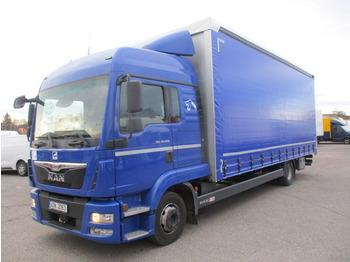 Curtain side truck MAN TGL 12.250