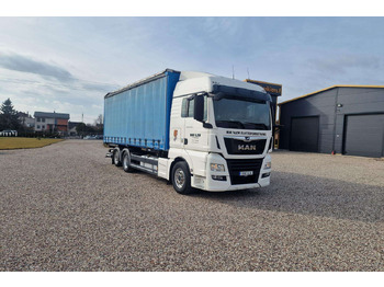 Curtain side truck MAN TGX 26.460