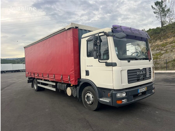 Curtain side truck MAN TGL 12.210