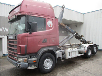 Hook lift truck SCANIA R124