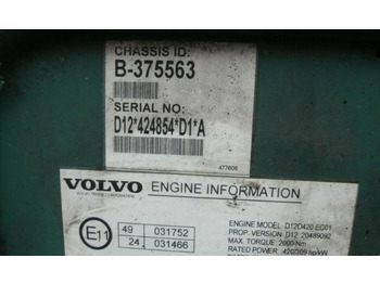 Engine for Truck Volvo D12D 420 Volvo FH 12: picture 4