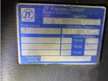 Transmission for Material handling equipment ZF 3WG161: picture 3