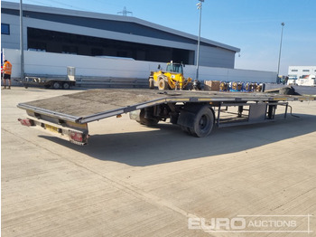 Low loader semi-trailer Quality Trailer Single Axle Low Loader Trailer: picture 5