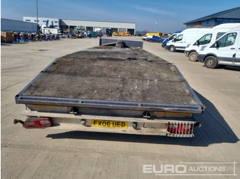 Low loader semi-trailer Quality Trailer Single Axle Low Loader Trailer: picture 4