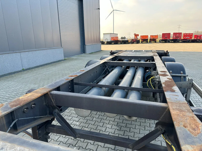 Container transporter/ Swap body semi-trailer Burg 20FT ADR (EX/II, EX/III, FL, AT), Leeggewicht: 3.690kg, SAF INTRADISC, 2x liftaxle, ALCOA, NL-Chassis, APK/ADR: 08-2025: picture 10