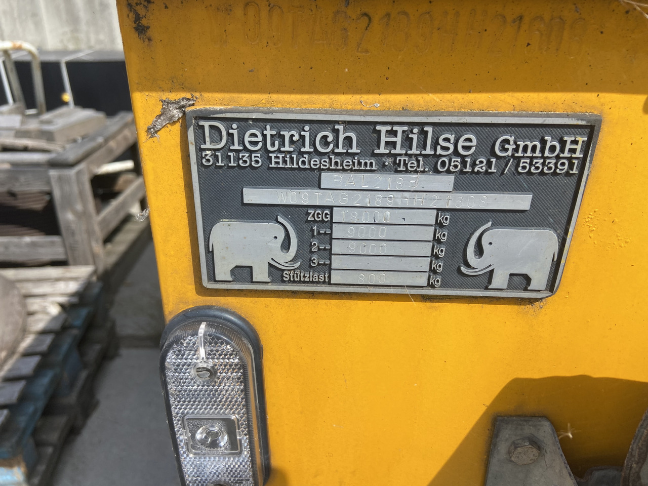 Trailer Dietrich Hilse BAL 218B: picture 6 Trailer Dietrich Hilse BAL 218B: picture 6