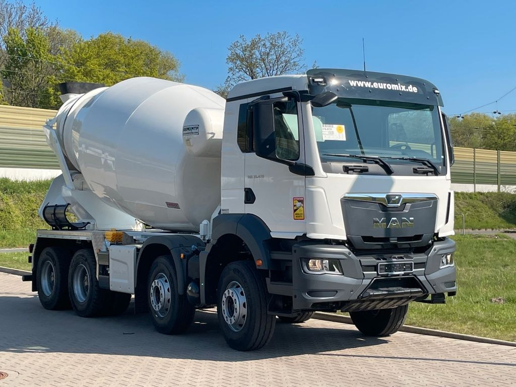 New Concrete mixer truck MAN TGS 35.520 8x4 /Euro6e  EuromixMTP  EM 10 L: picture 10