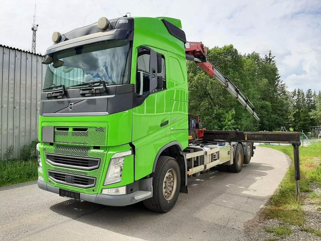 Hook lift truck Volvo FH500 6X2 PALIFT + HMF 2120 K5: picture 5