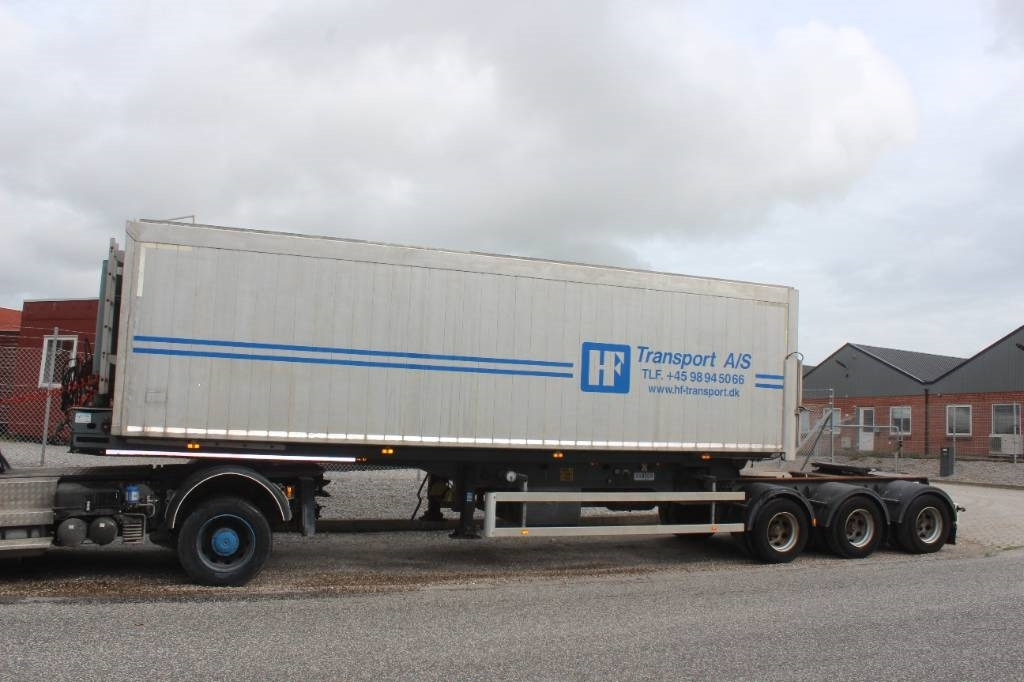 Tipper semi-trailer Danson Link 3 akslet med ALU tipkasse / Kørsel med fisk.: picture 7