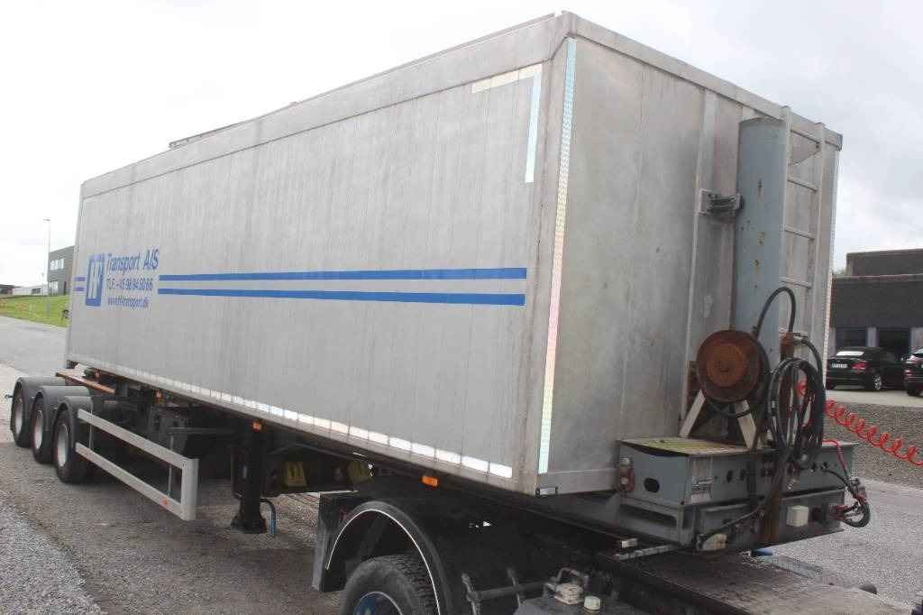 Tipper semi-trailer Danson Link 3 akslet med ALU tipkasse / Kørsel med fisk.: picture 15