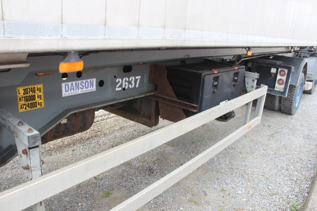 Tipper semi-trailer Danson Link 3 akslet med ALU tipkasse / Kørsel med fisk.: picture 14