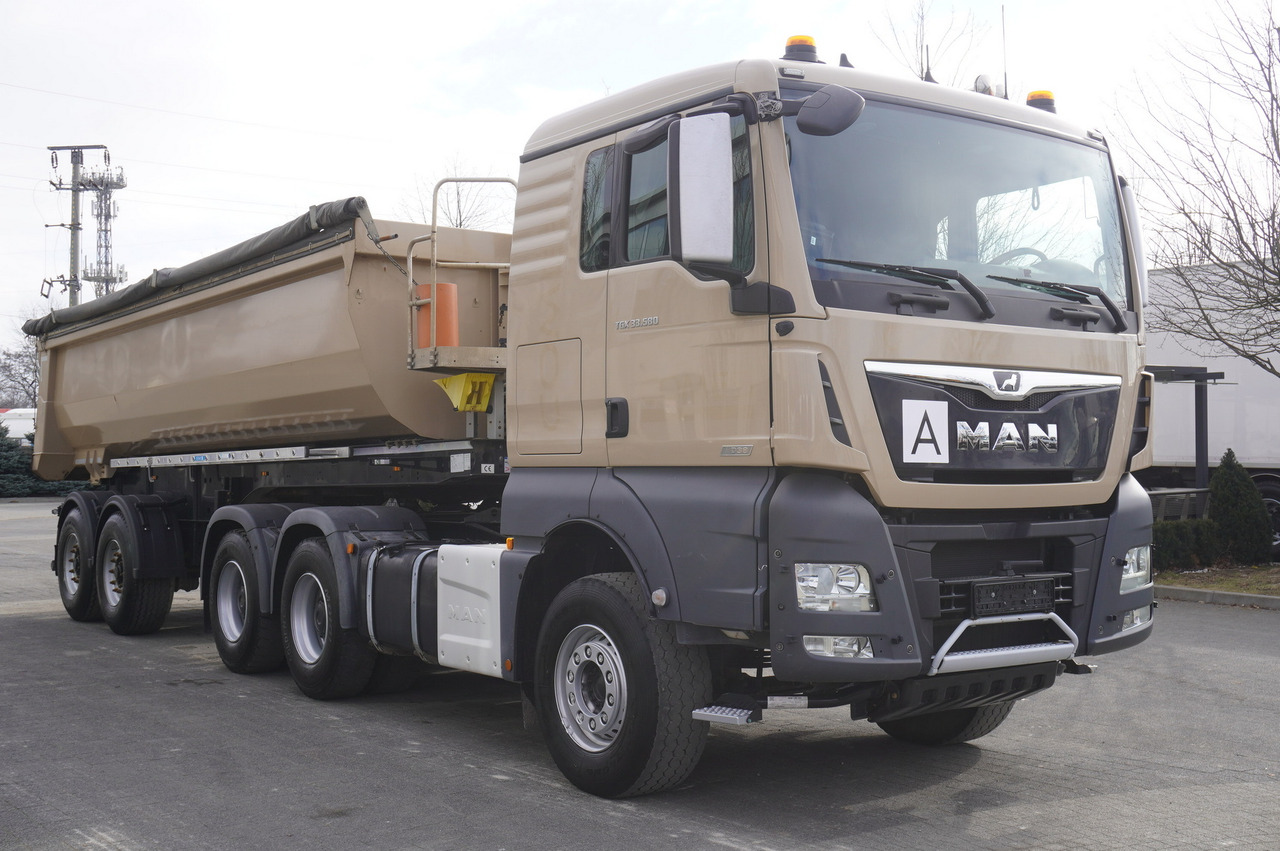 Tipper MAN TGX 33.580 6x4 Tractor unit with semi-trailer Tipper: picture 8