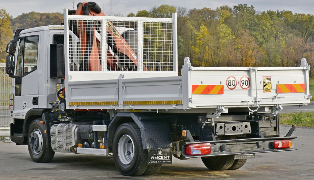 Crane truck, Tipper Iveco EUROCARGO 100E19 +PK 7001 H + FUNK * TOPZUSTAND: picture 6