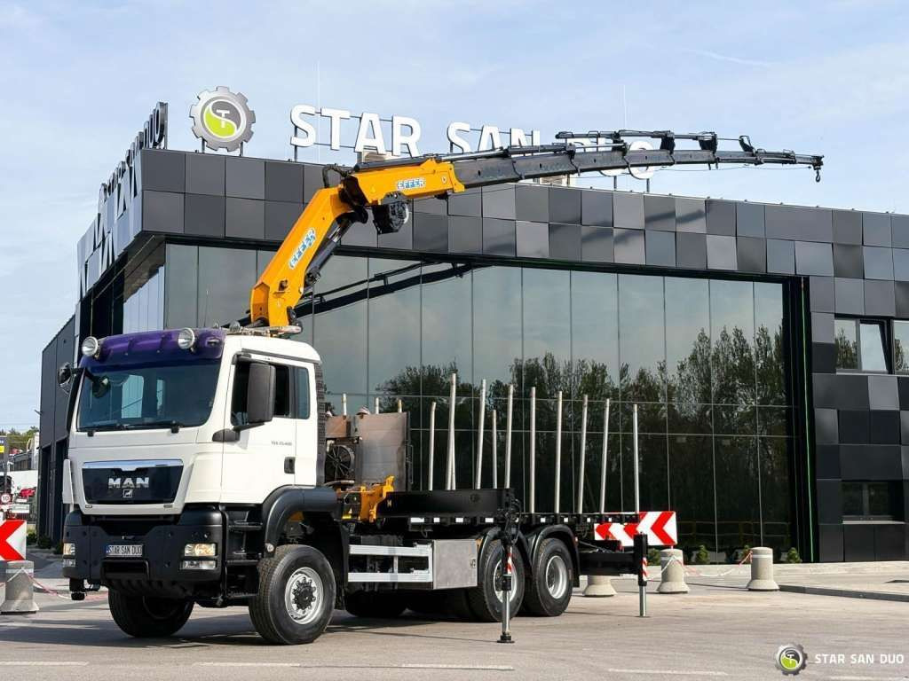 Crane truck MAN TGS 33.400 6x6 BL EFFER 315/8S HDS Crane 2019: picture 1