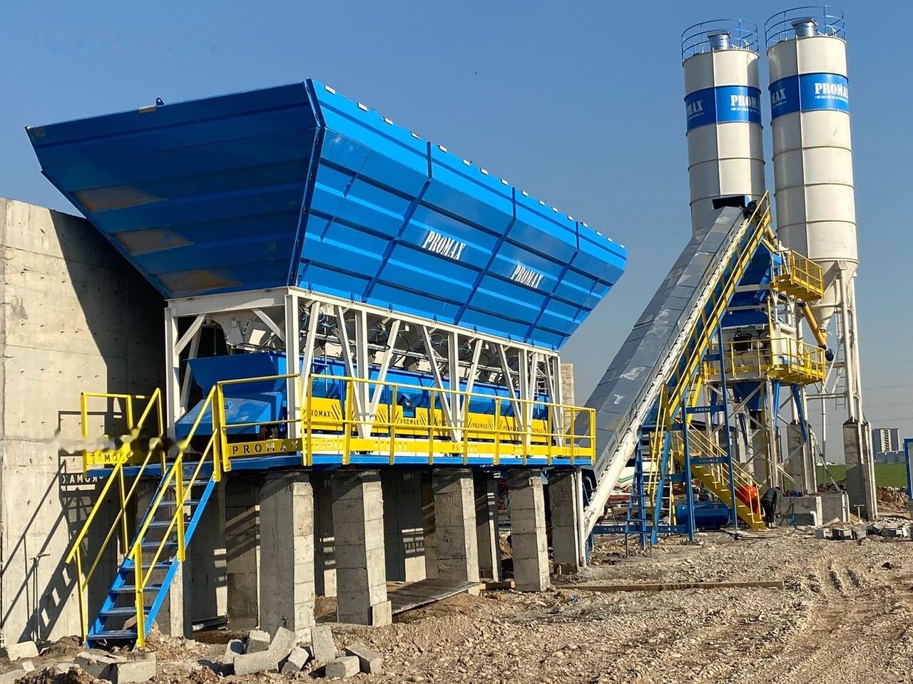 New Concrete plant Promax Stationary Concrete Batching Plant S130-TWN (130m/h): picture 14