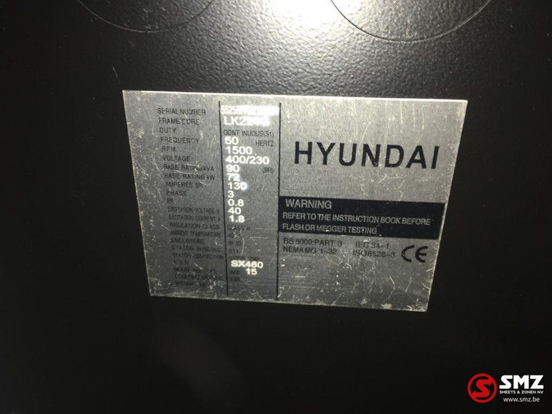 New Generator set Hyundai Stroomgroep Hyundai 100KVA HHDD100: picture 9