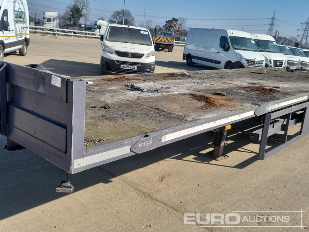 Low loader semi-trailer Quality Trailer Single Axle Low Loader Trailer: picture 37