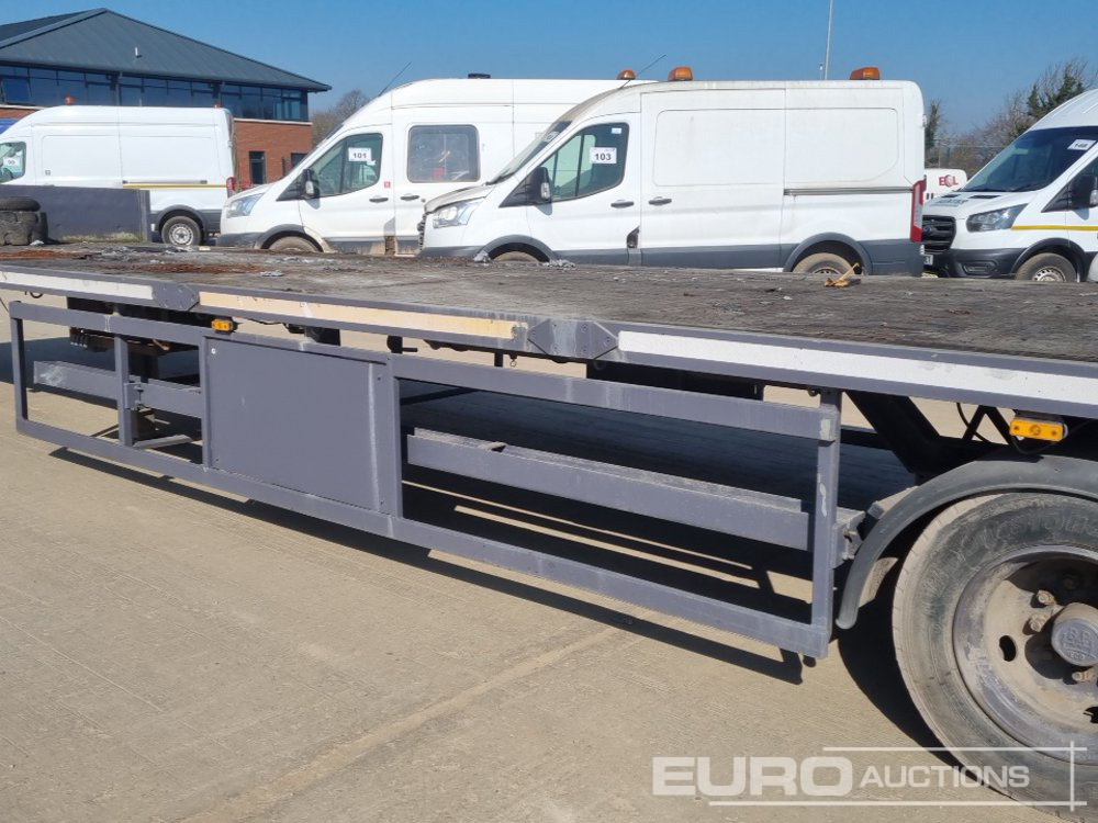 Low loader semi-trailer Quality Trailer Single Axle Low Loader Trailer: picture 33