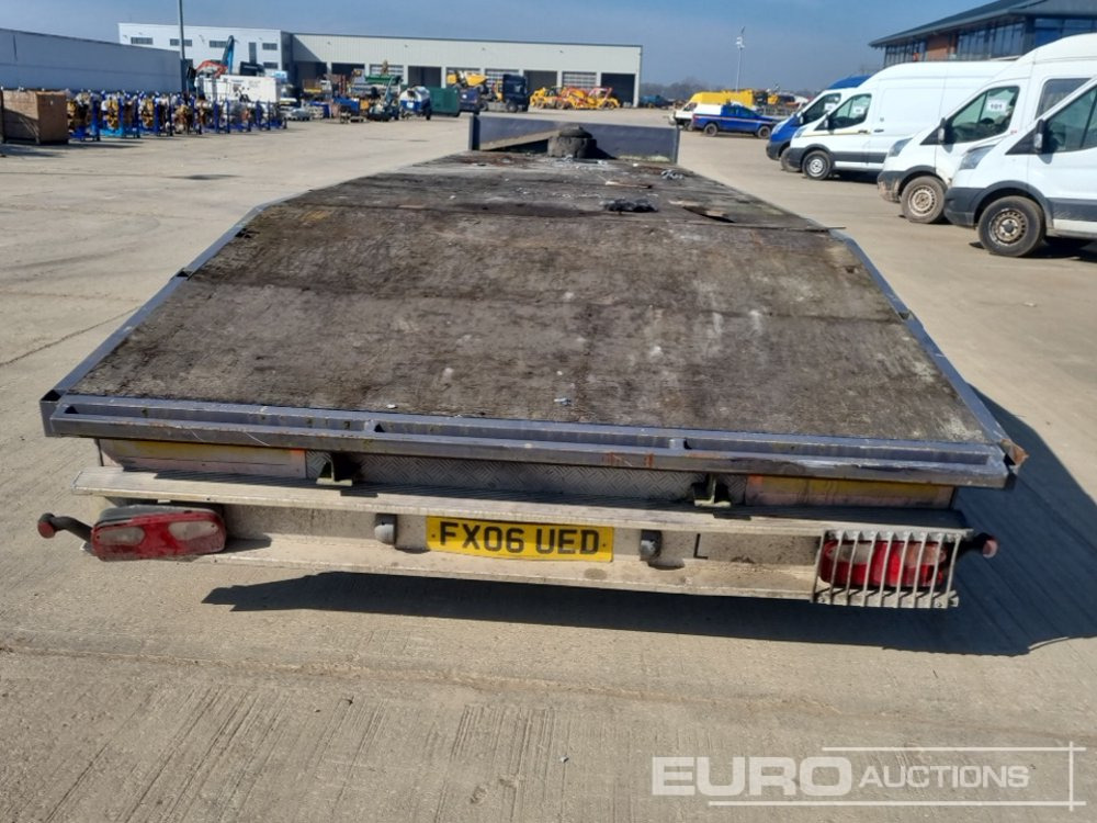 Low loader semi-trailer Quality Trailer Single Axle Low Loader Trailer: picture 12