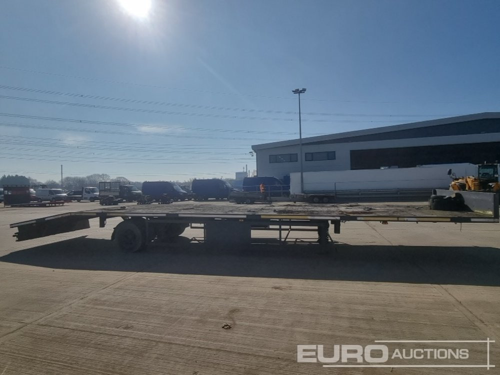 Low loader semi-trailer Quality Trailer Single Axle Low Loader Trailer: picture 6