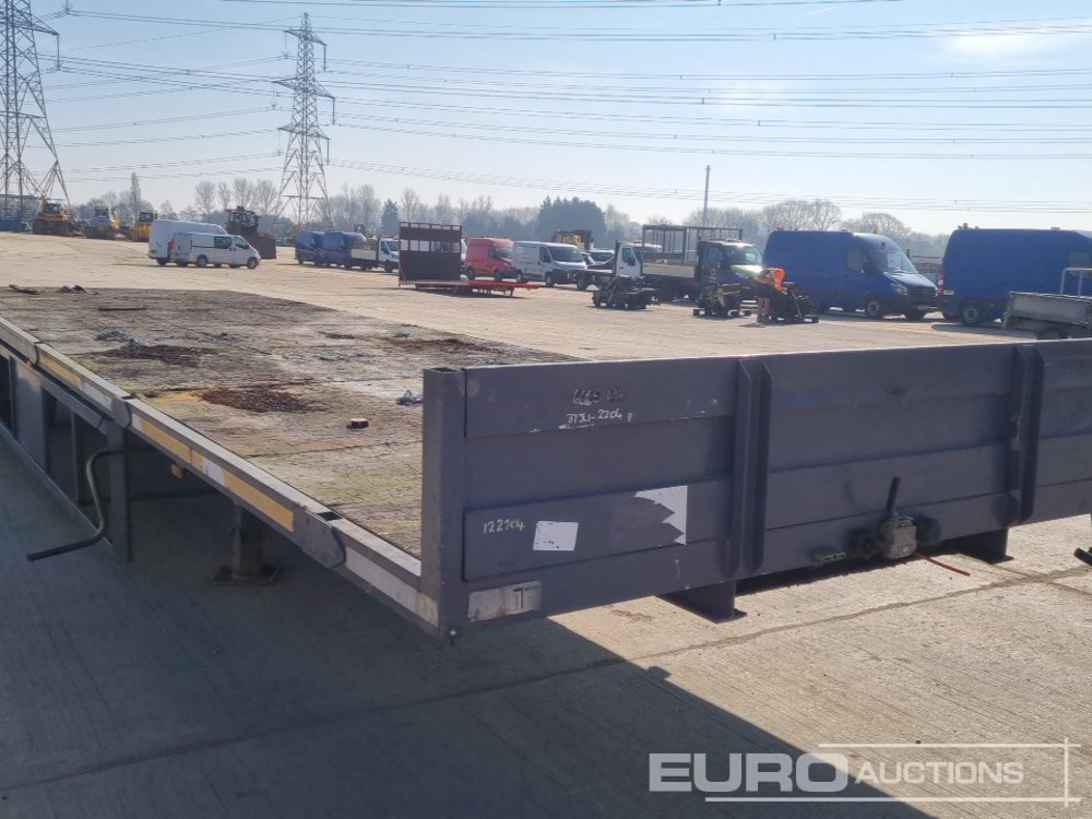 Low loader semi-trailer Quality Trailer Single Axle Low Loader Trailer: picture 28