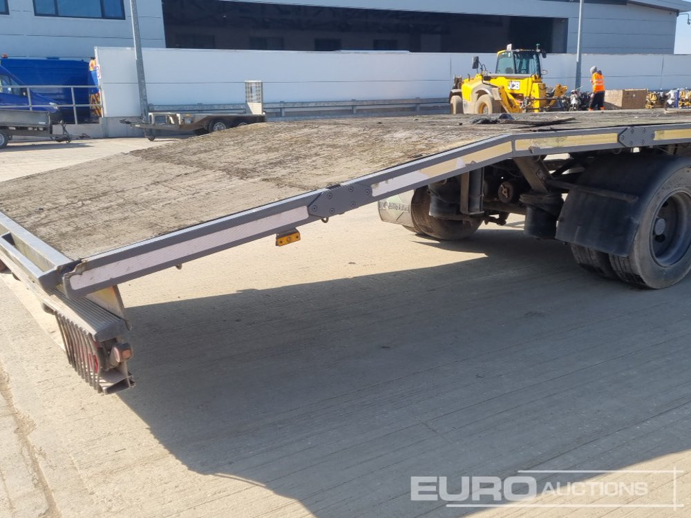 Low loader semi-trailer Quality Trailer Single Axle Low Loader Trailer: picture 22