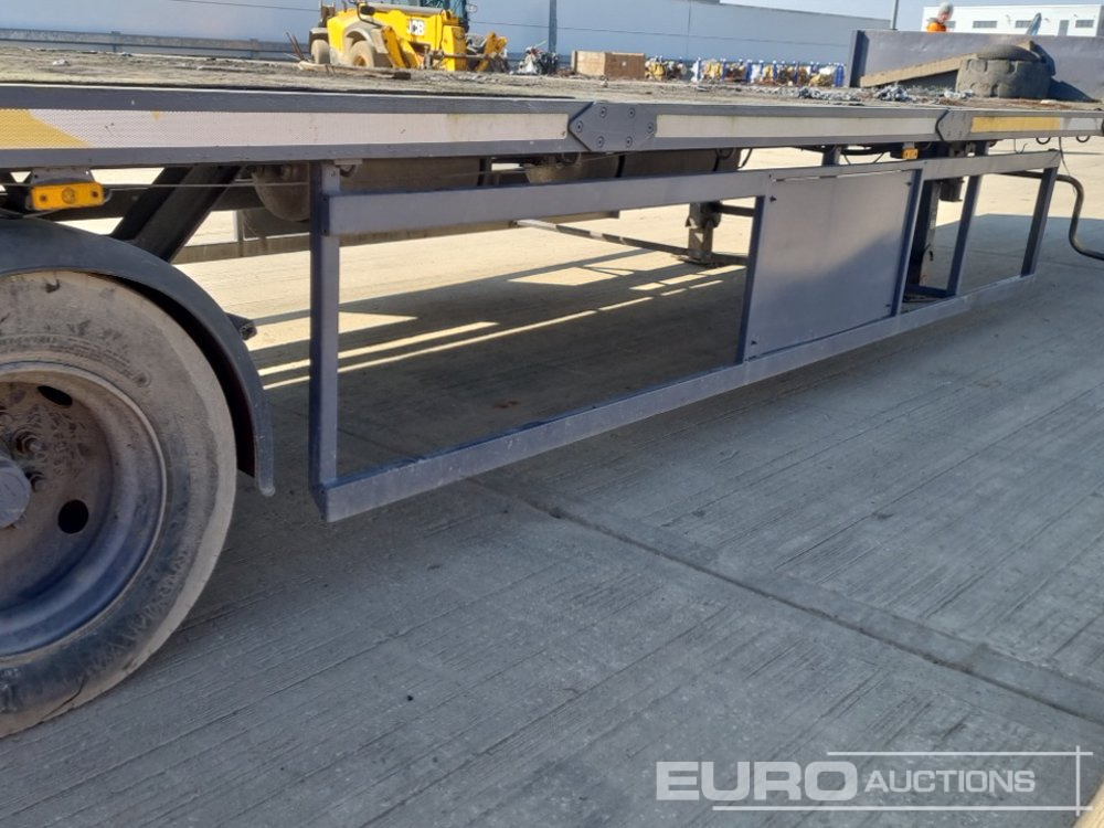 Low loader semi-trailer Quality Trailer Single Axle Low Loader Trailer: picture 26