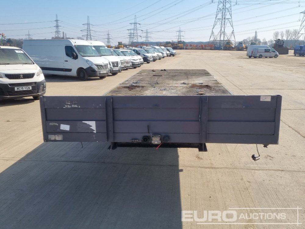 Low loader semi-trailer Quality Trailer Single Axle Low Loader Trailer: picture 8